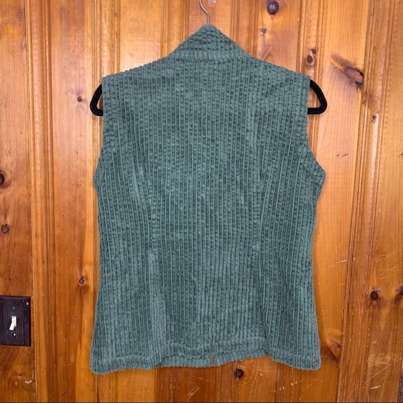 Woolrich Kinsdale Green Corduroy Vest Medium - Picture 4 of 7